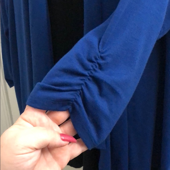 Gorgeous Blue Cardigan with Lace Back - Picture 6 of 6